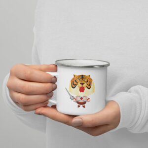 HE TIGER - TAZZA METALLO